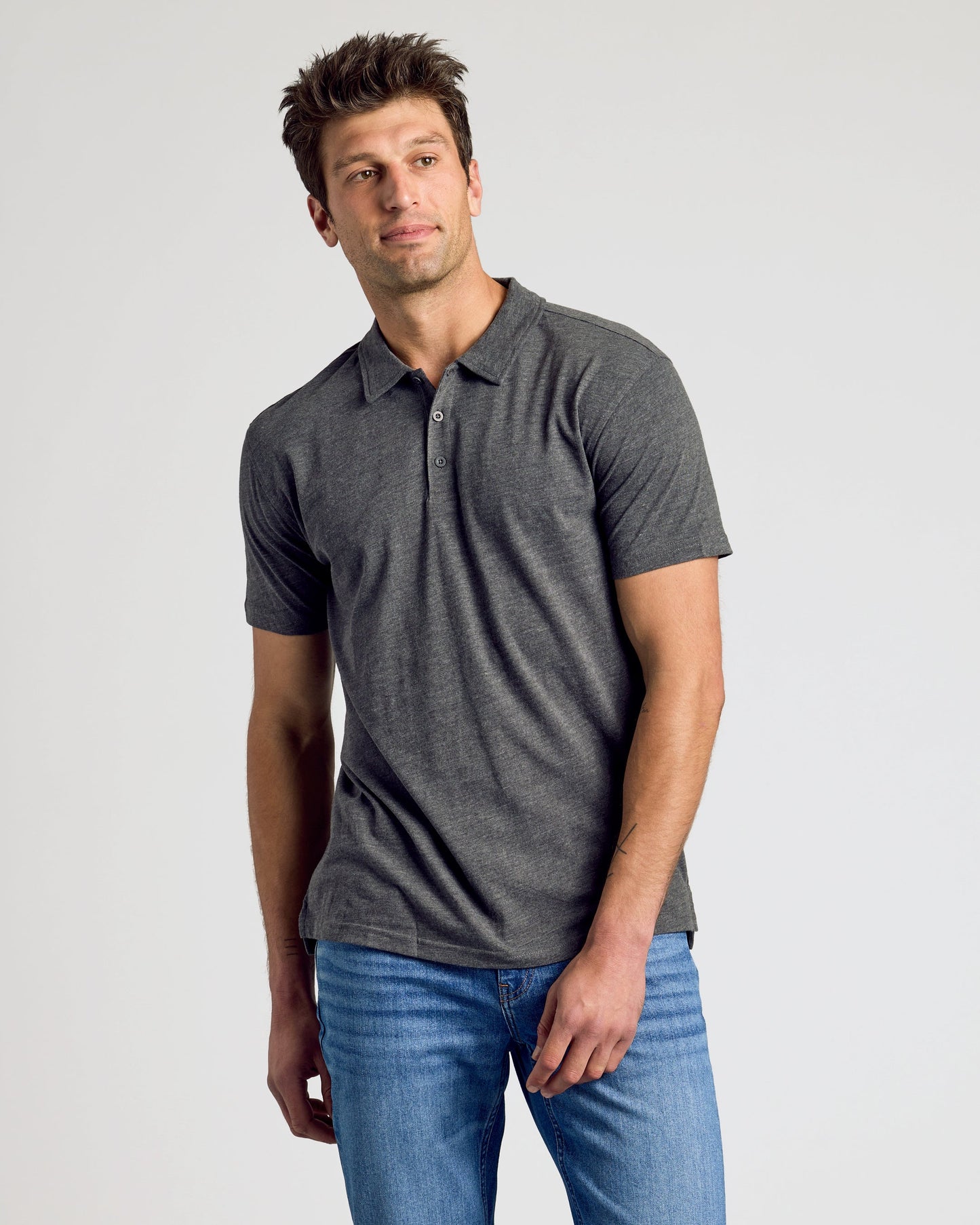 Heather Polo 3-Pack