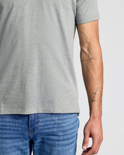 Heather Gray Classic Polo