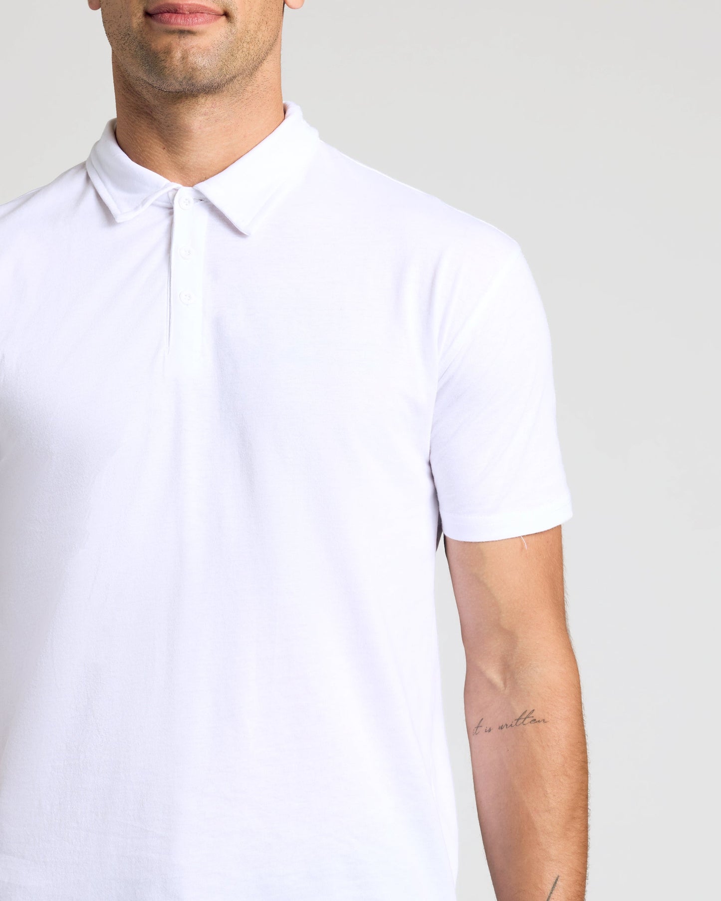 All White Classic Polo 10-Pack
