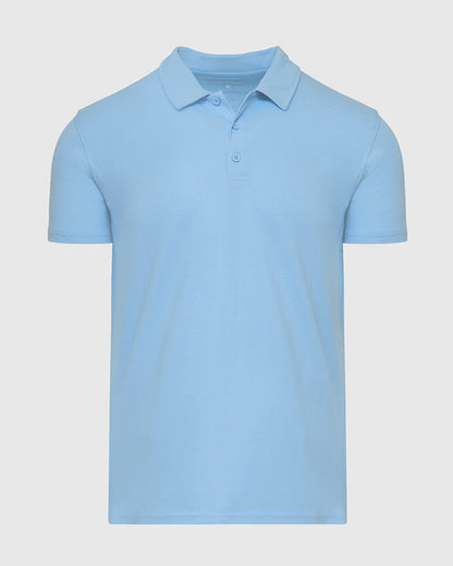 Sky Blue Heather Classic Polo