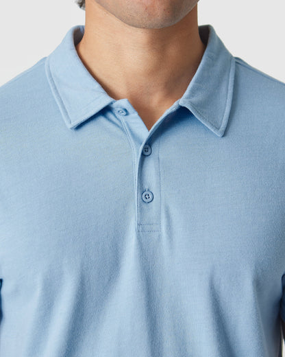 Sky Blue Heather Classic Polo