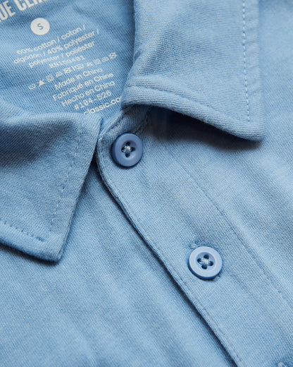 Sky Blue Heather Classic Polo