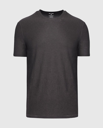 Dark Heather Tempest Active Crew Neck Tee