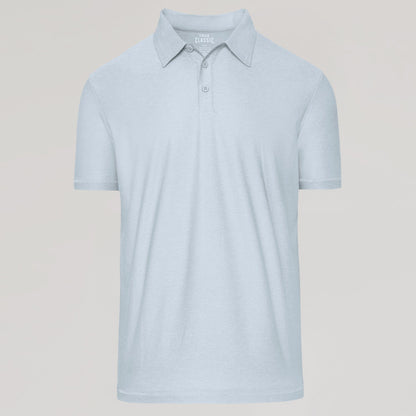 Light Heather Gray Active Polo 2.0