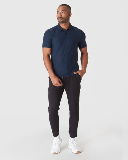 Dark Heather Cadet Active Polo 2.0