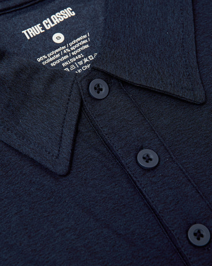 Dark Heather Cadet Active Polo 2.0