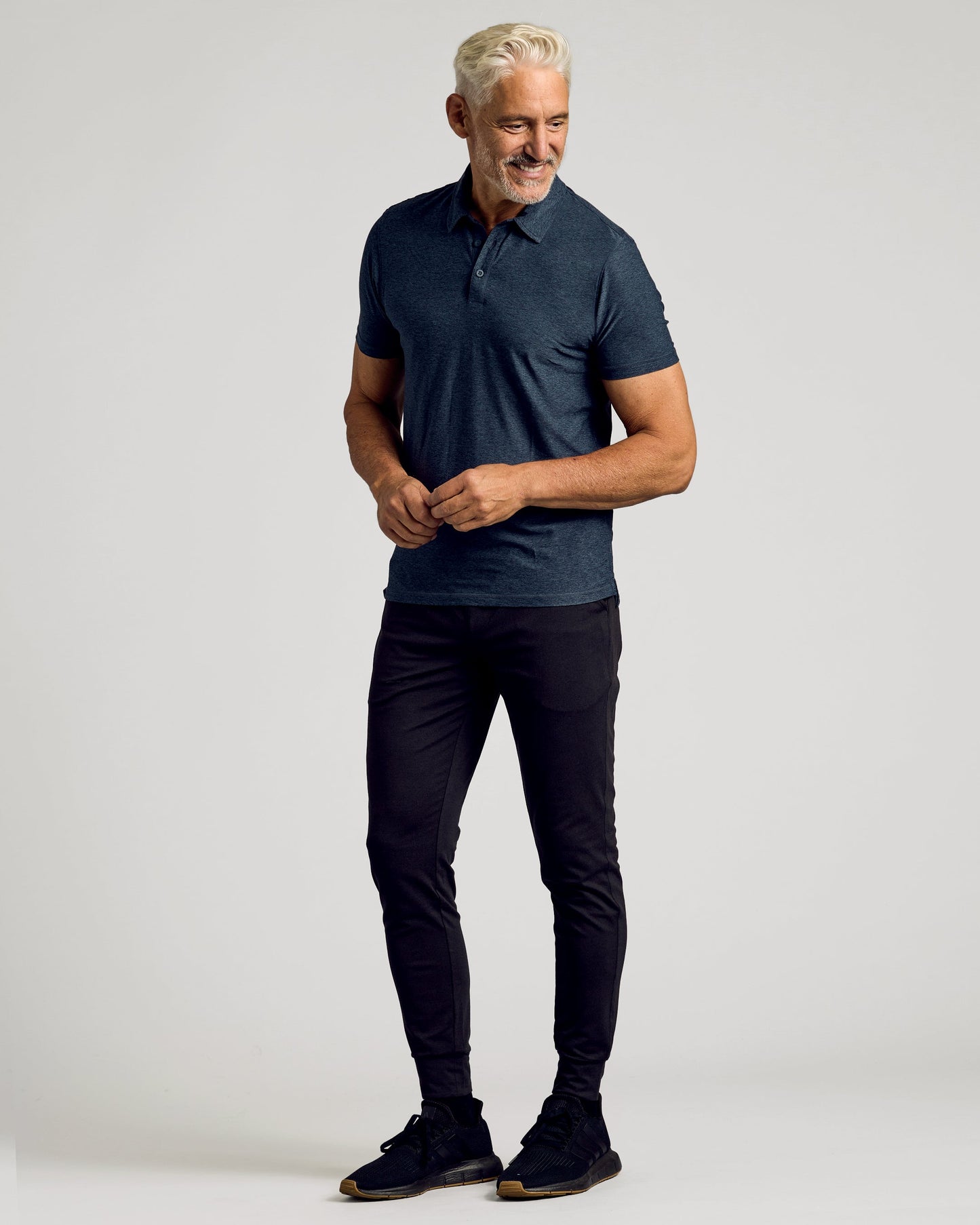 Dark Heather Fiord Active Polo 2.0