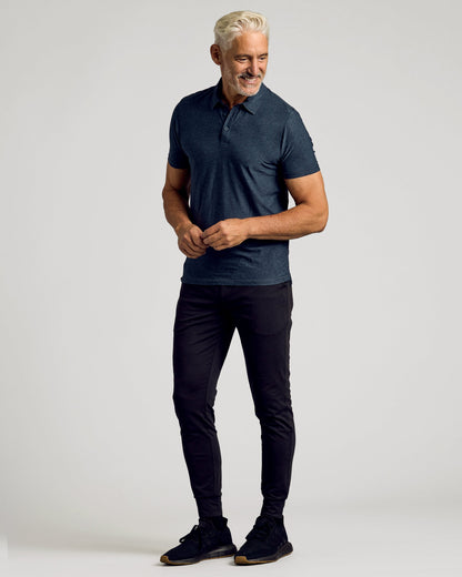 Dark Heather Fiord Active Polo 2.0