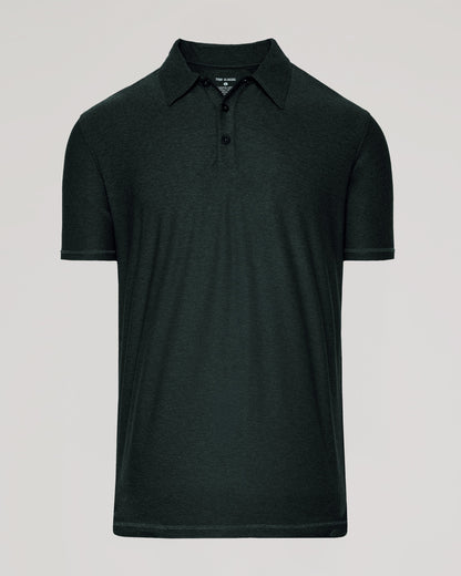 Dark Heather Forest Active Polo 2.0