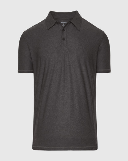 Dark Heather Tempest Active Polo 2.0