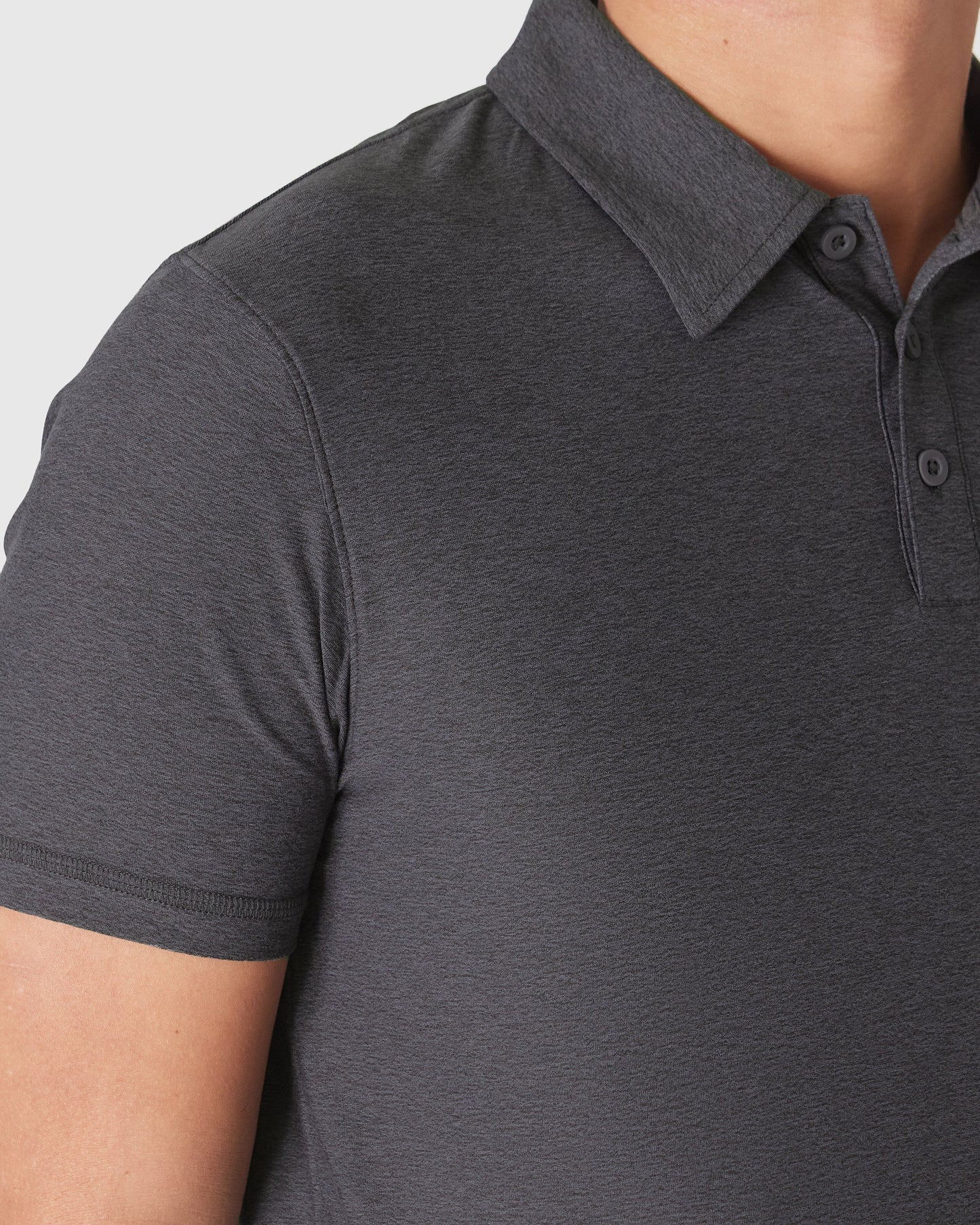 Dark Heather Tempest Active Polo 2.0