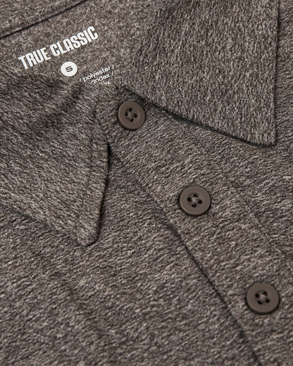 Heather Cocoa Active Polo 2.0