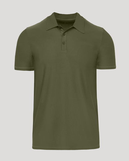 Military Green Active Polo 2.0