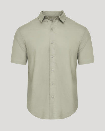 Mossy Oak Short Sleeve Linen Shirt