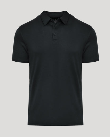 Black Premium Pima Polo
