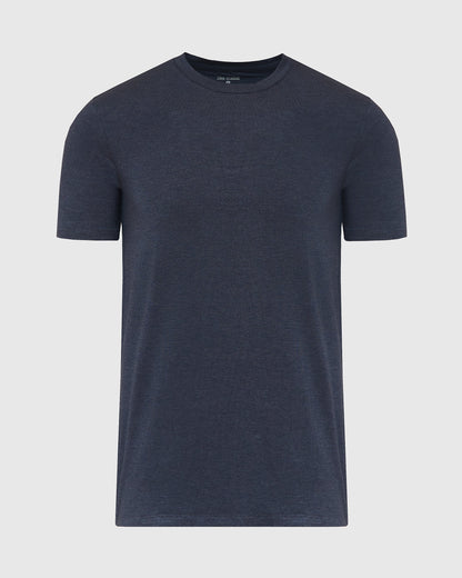 Heather Navy Short Sleeve Loungewear Tee