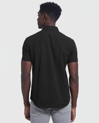 Black Short Sleeve Commuter Shirt 3-Pack