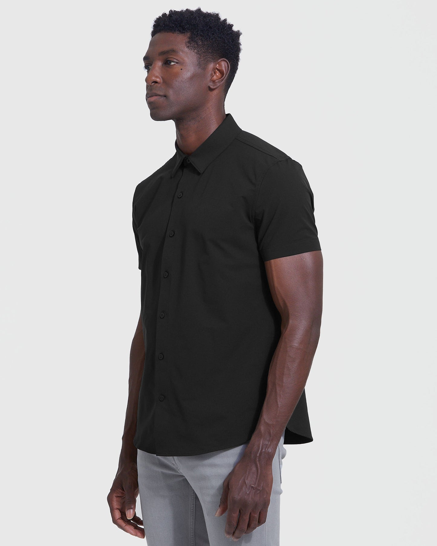 Black Short Sleeve Commuter Shirt 3-Pack