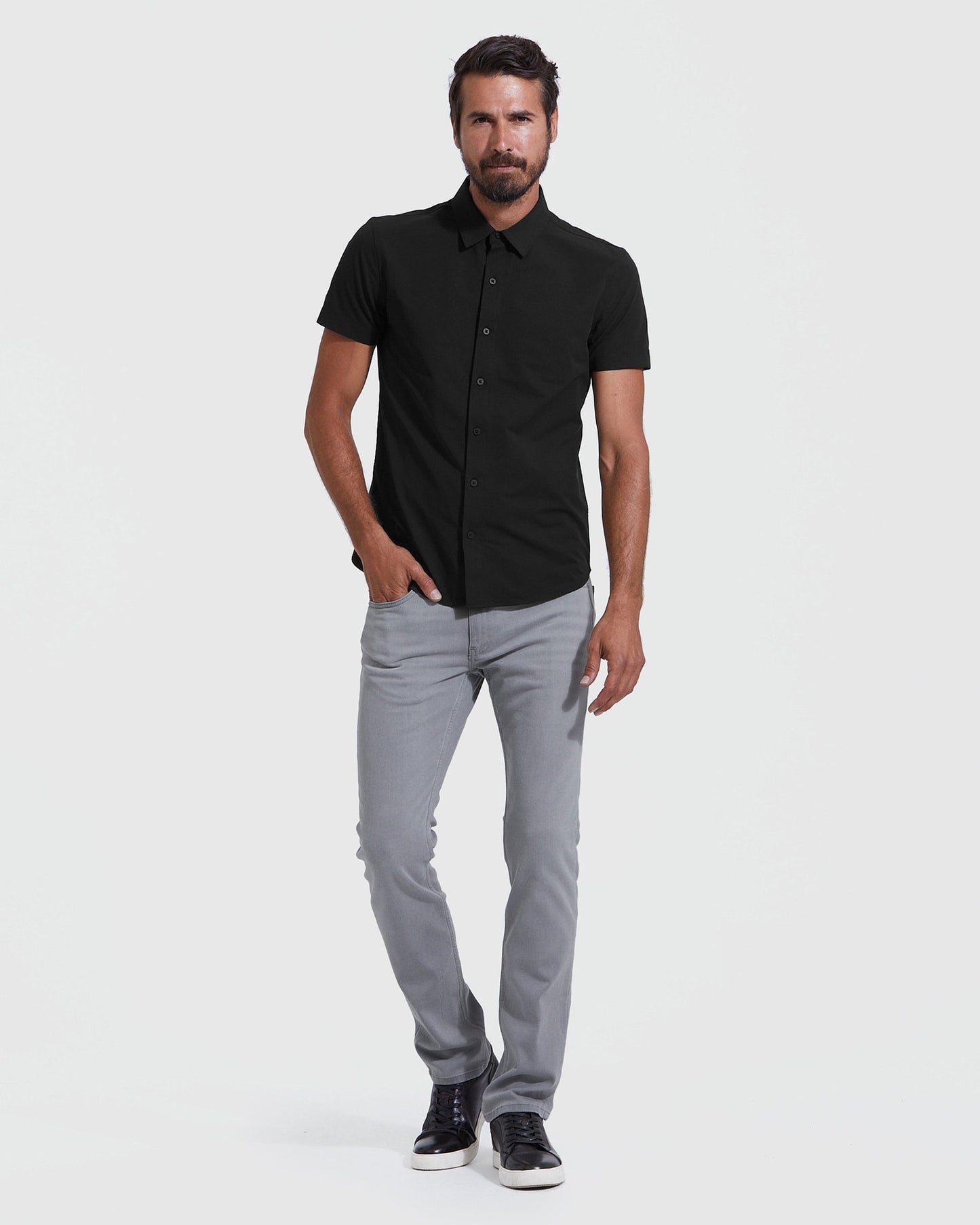 Black & Carbon Commuter Short Sleeve Shirt 2-Pack