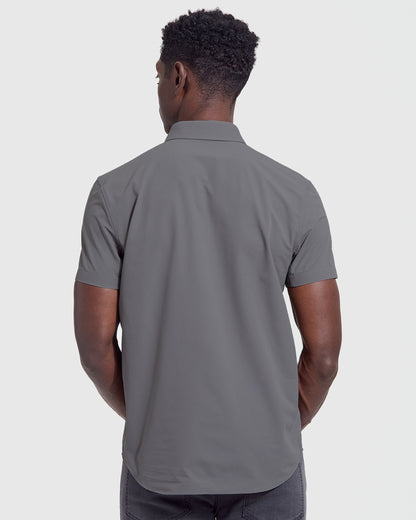 Black & Carbon Commuter Short Sleeve Shirt 2-Pack
