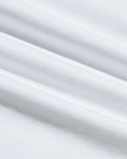 White Premium Pima Crew Curved Hem 2-Pack