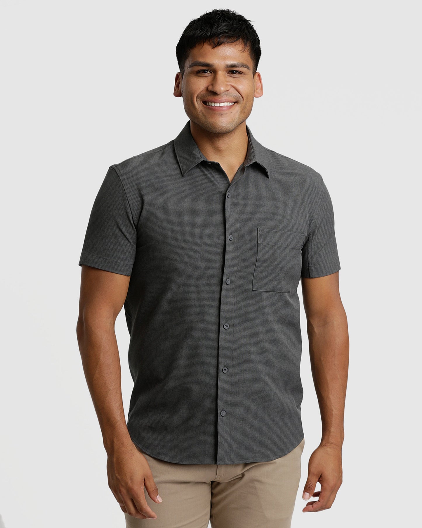 Heather Short Sleeve Ripstop Commuter Shirt 2-Pack
