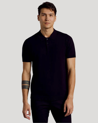Black Dressy Polo 6-Pack