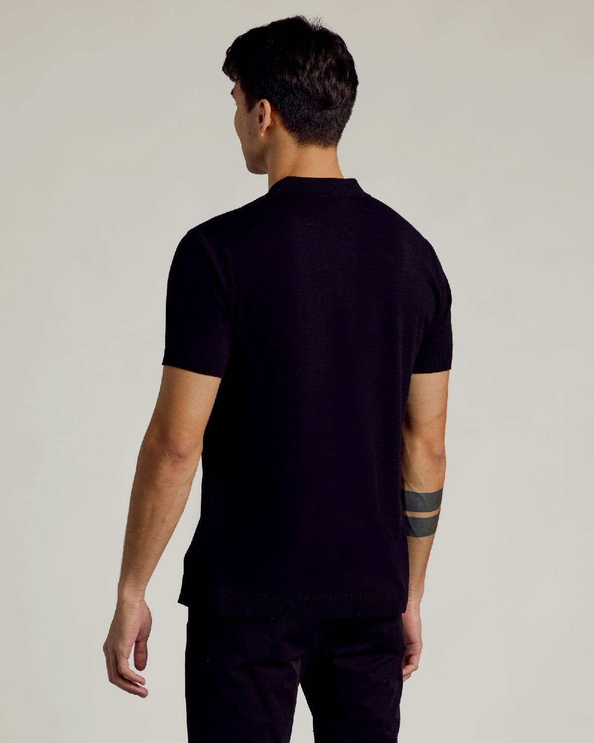 Black Dressy Polo 6-Pack