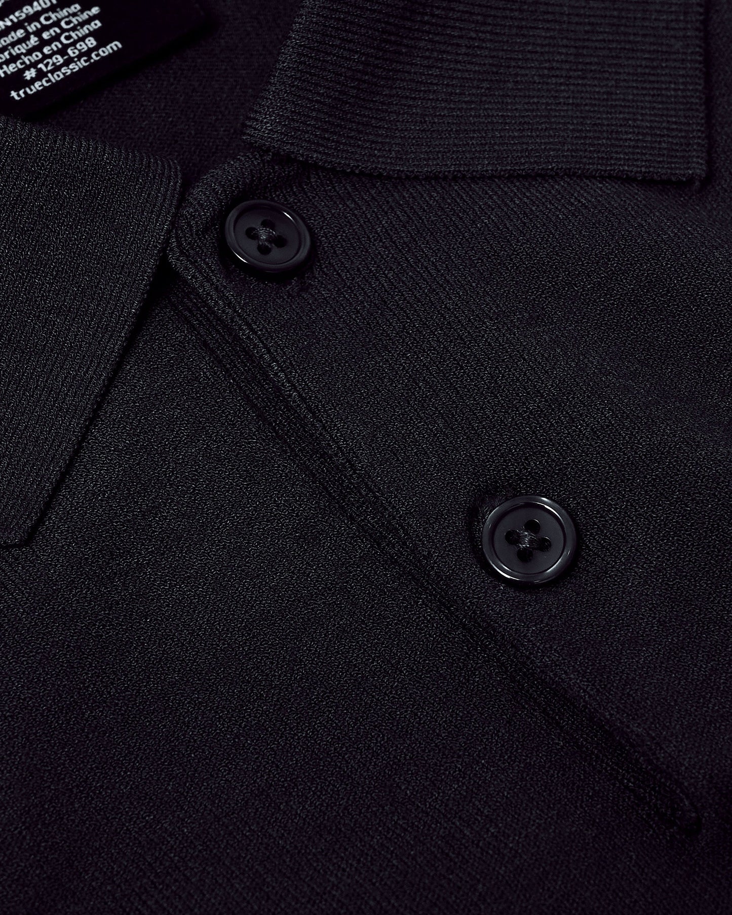 Black Dressy Polo