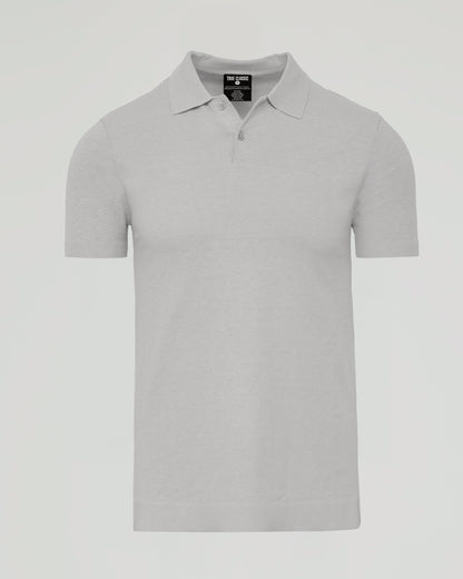 Heather Gray Dressy Polo