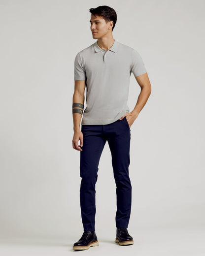 Heather Gray Dressy Polo