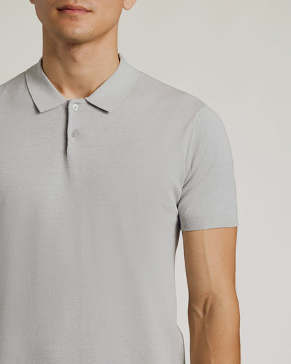 Heather Gray Dressy Polo