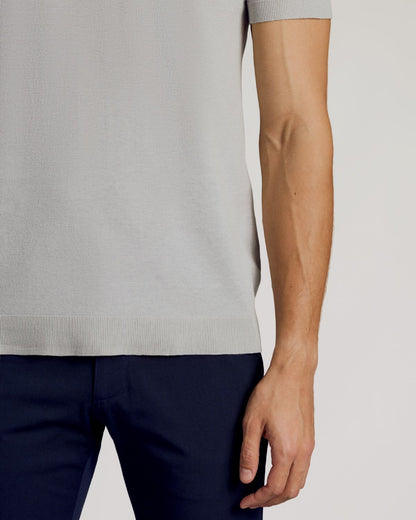 Heather Gray Dressy Polo