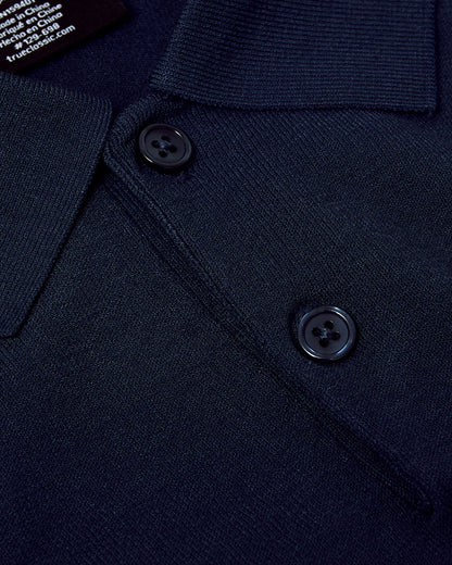 Navy Dressy Polo
