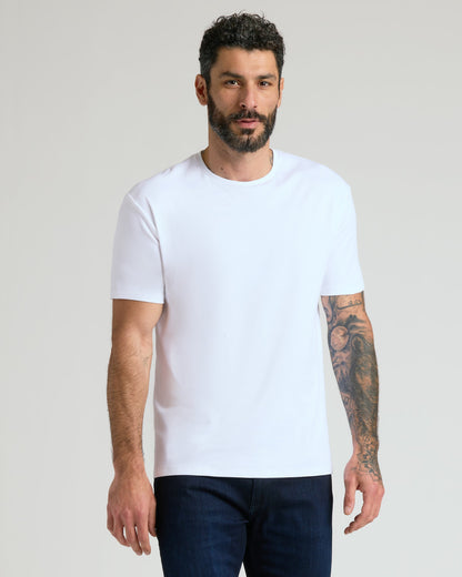 White Premium Pima Crew Neck 2-Pack