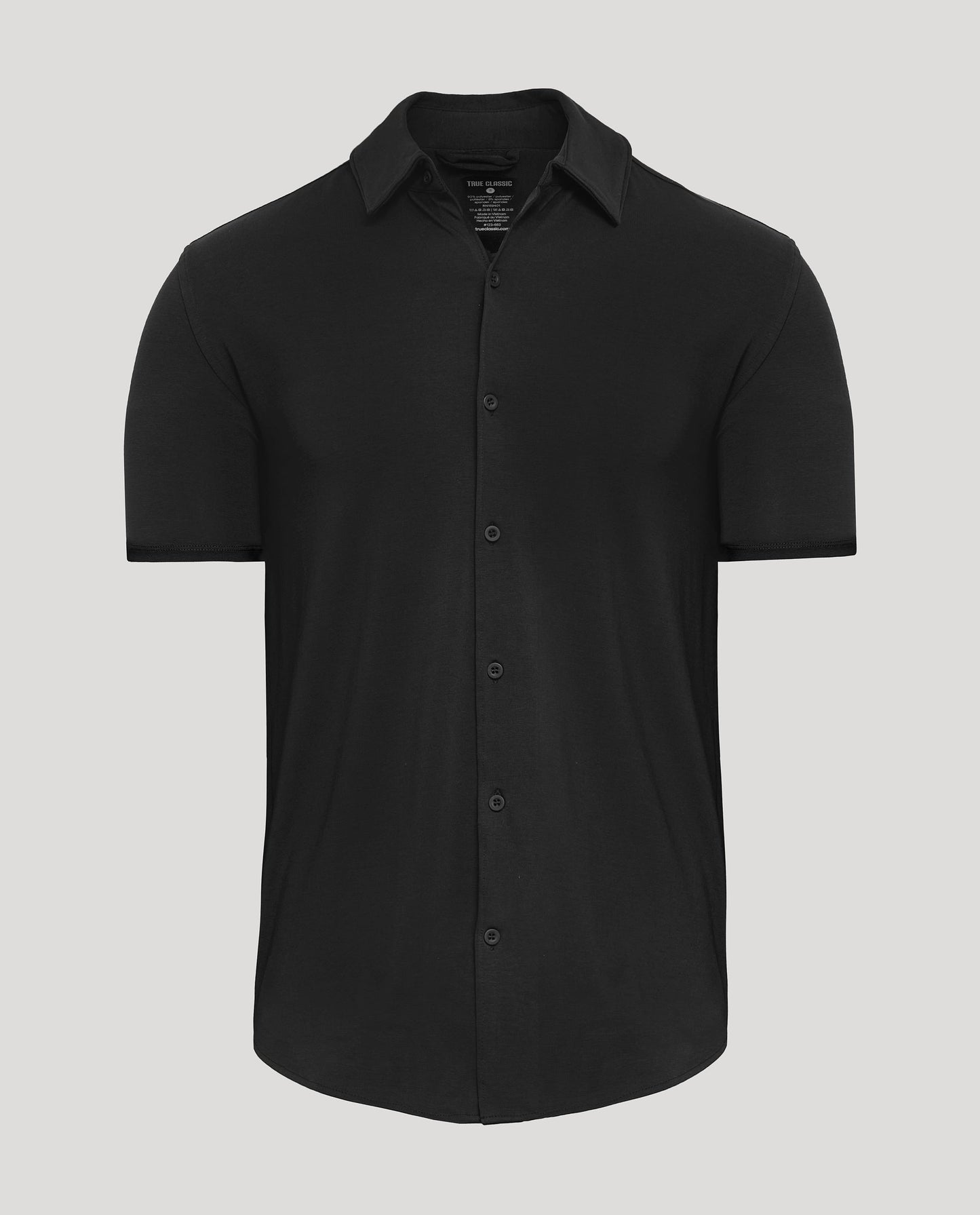 Black Short Sleeve Comfort Knit Shirt