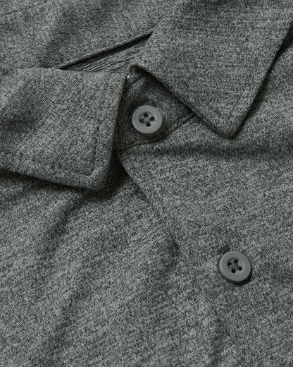 Charcoal Heather Gray Short Sleeve Comfort Knit Shirt