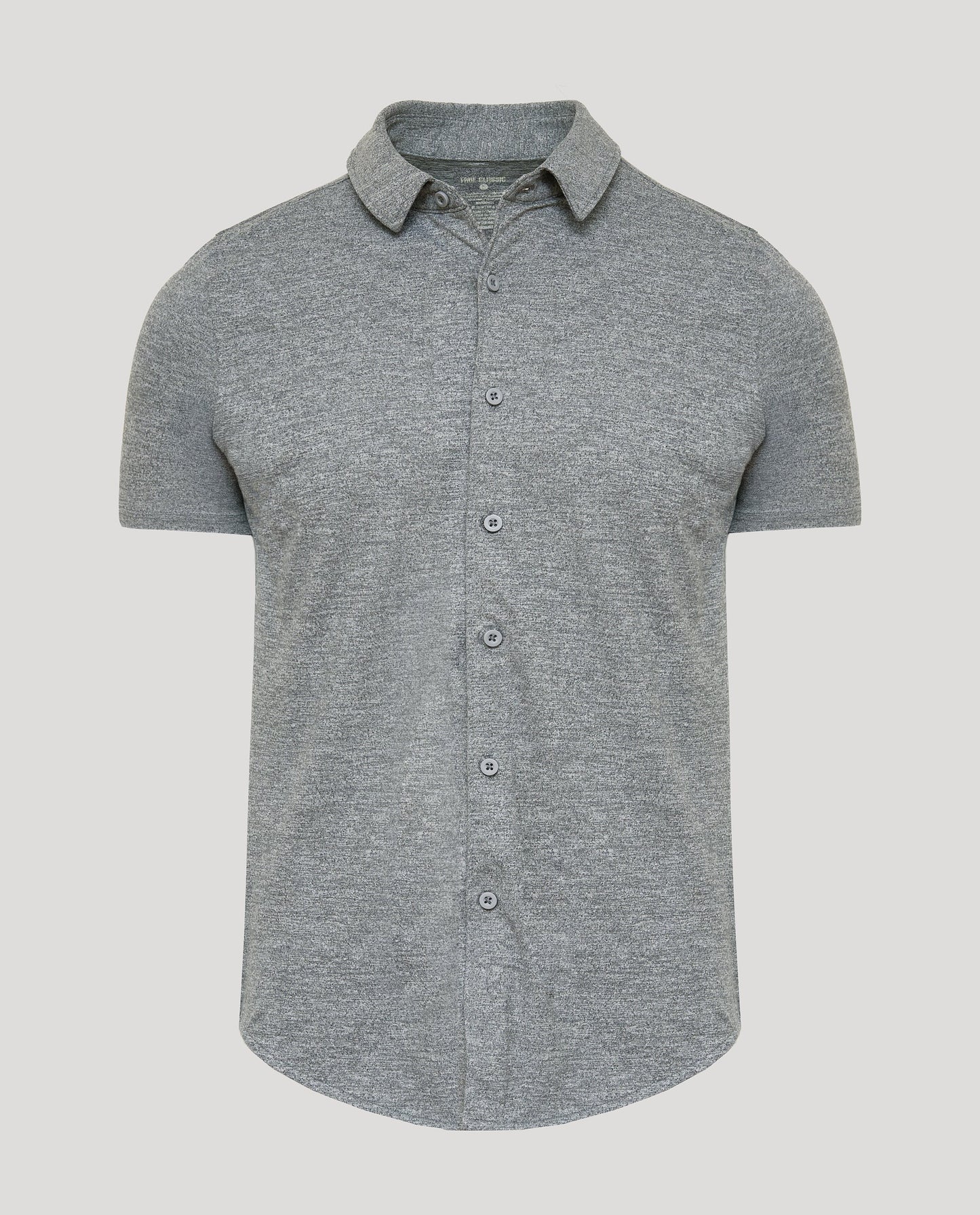 Heather Gray Short Sleeve Comfort Knit Shirt