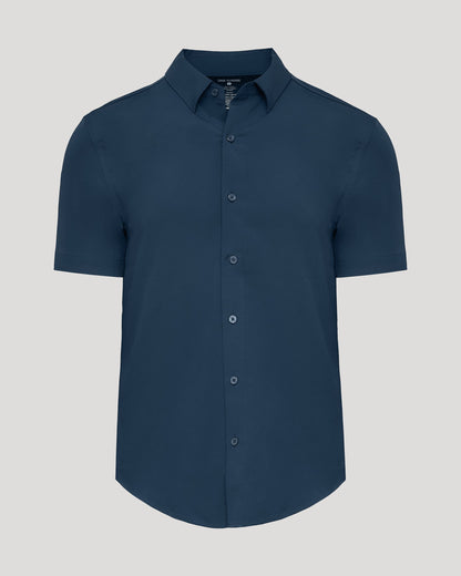 Navy Performance Dress Shirt