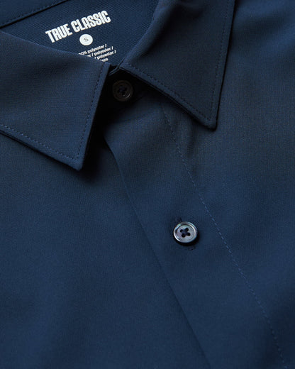 Navy Performance Dress Shirt