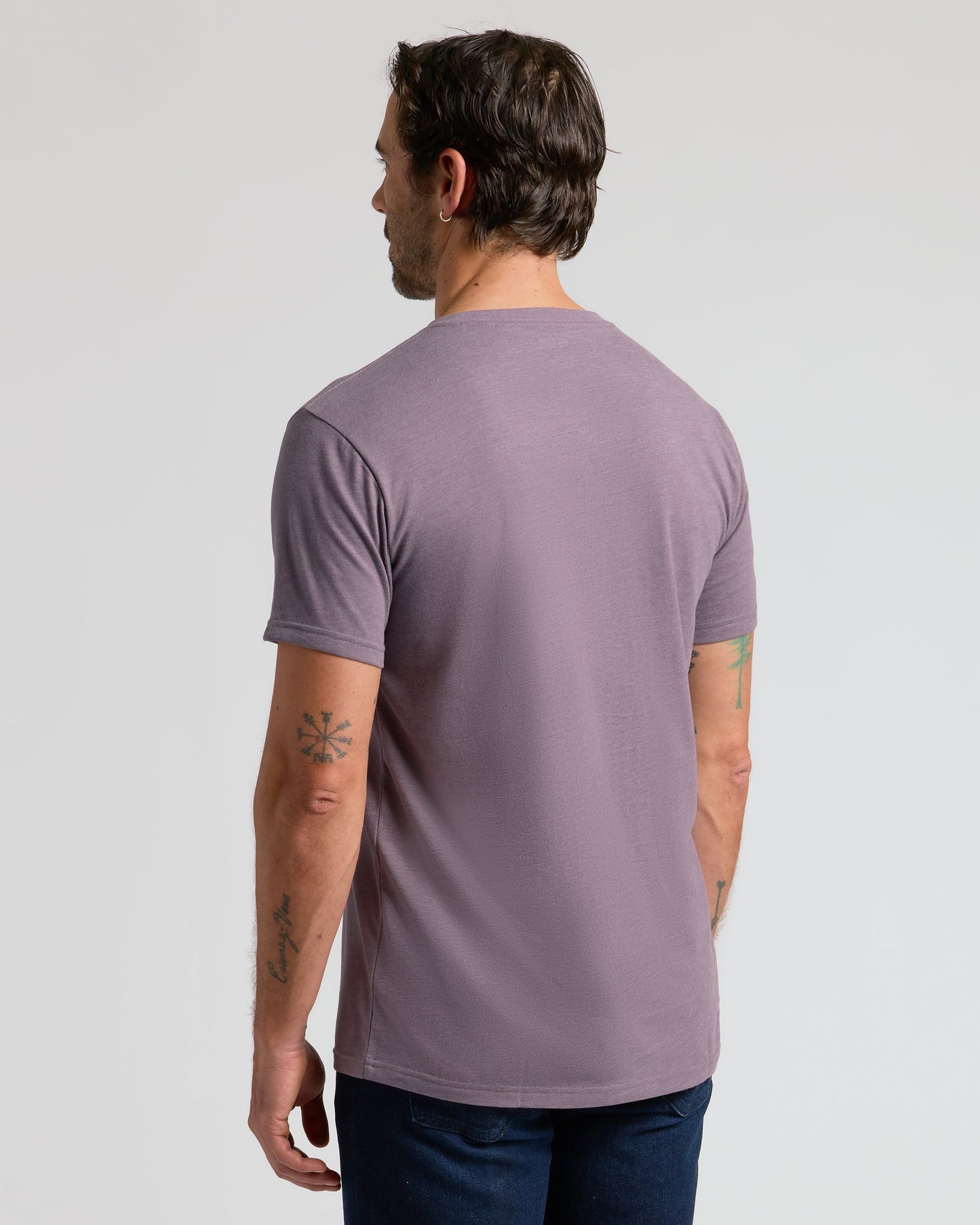 Dark Heather Amethyst Classic V-Neck