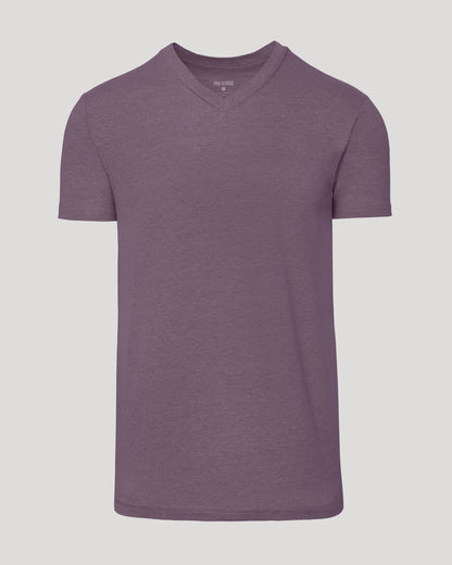 Dark Heather Amethyst Classic V-Neck