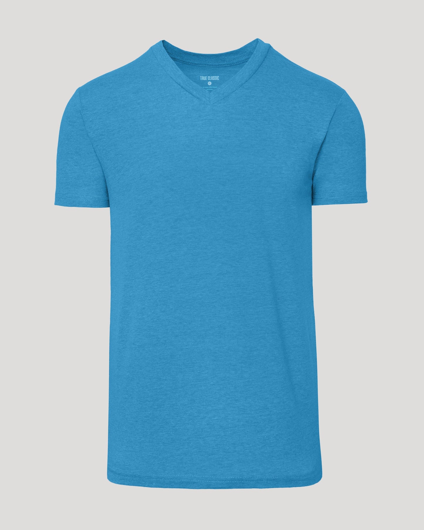 Dark Heather Bahama Blue Classic V-Neck