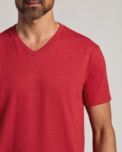 Dark Heather Lava Classic V-Neck