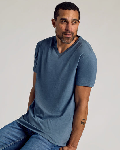 Dark Heather Tempest Classic V-Neck