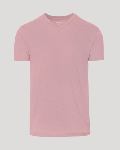 Light Heather Boysenberry Classic V-Neck