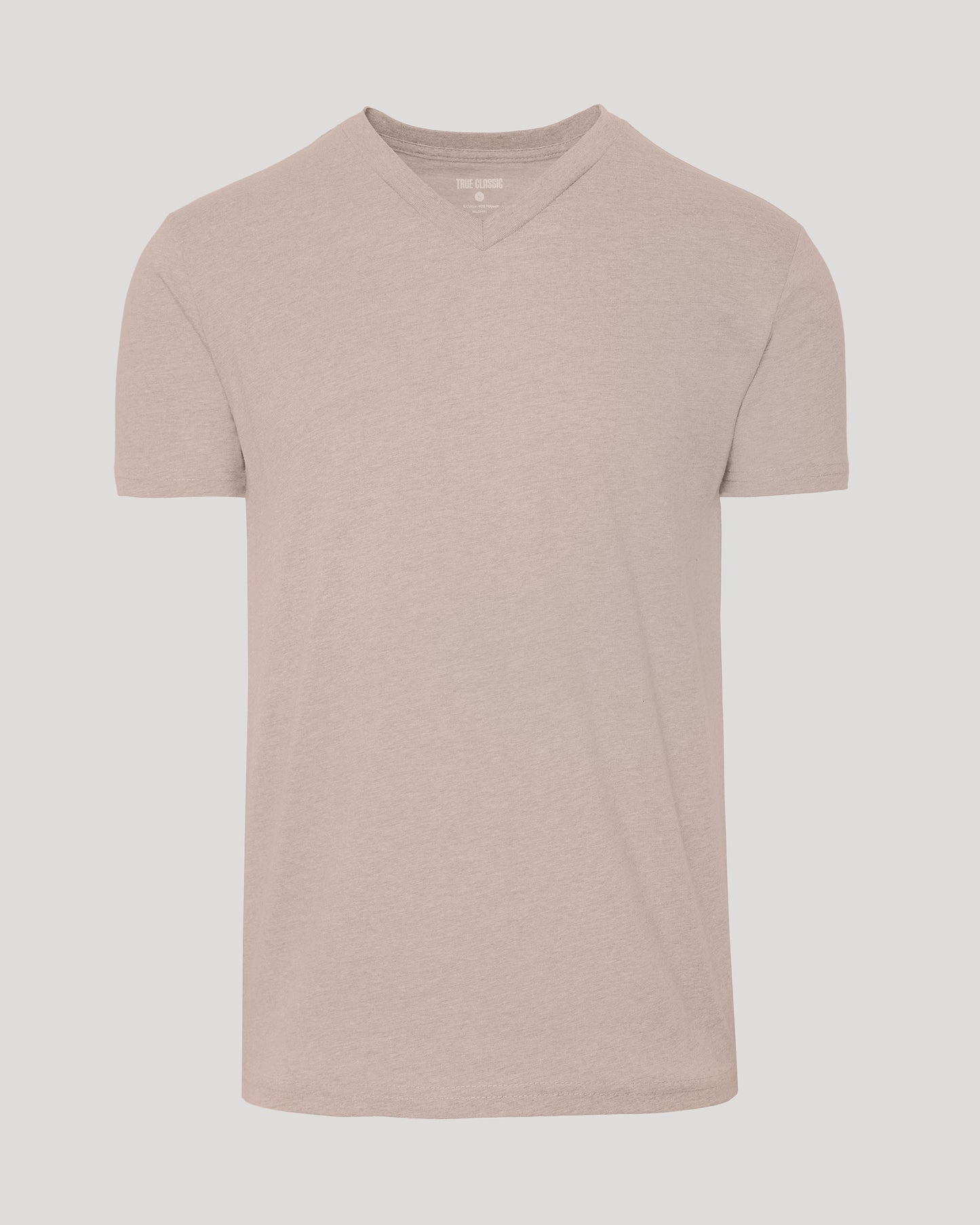 Light Heather Slate Mauve Classic V-Neck