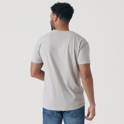 Light Gray V-Neck Tee