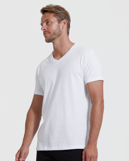 White Classic V-Neck 6-Pack