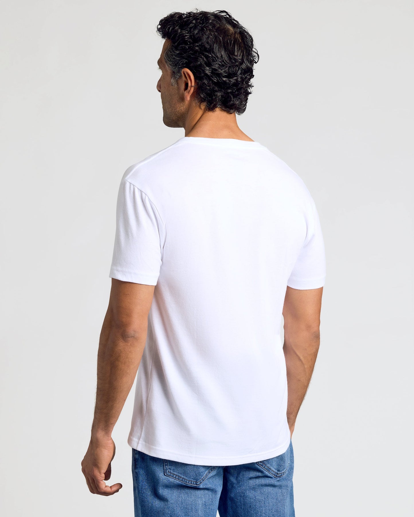 All White Classic V-Neck 10-Pack